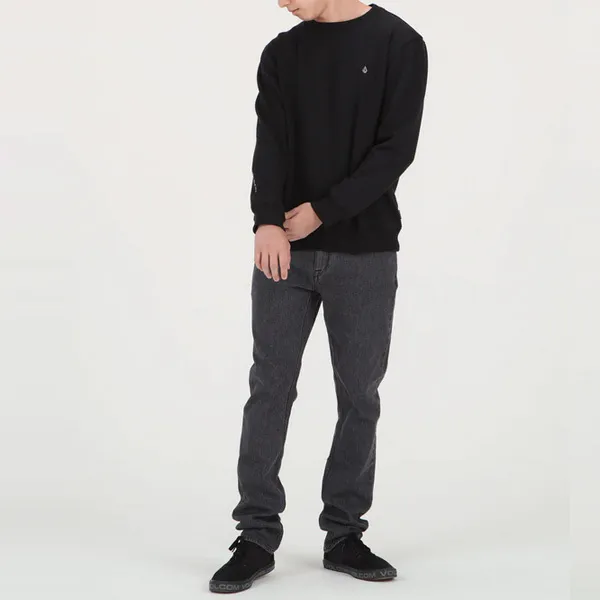 Volcom  |Pullovers Unisex Street Style Long Sleeves Plain Cotton