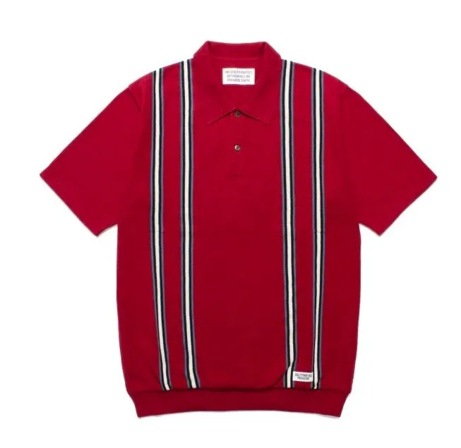 WACKO MARIA  |Pullovers Silk Street Style Cotton Short Sleeves Polos