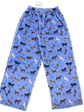 Western Blue Plush Pants