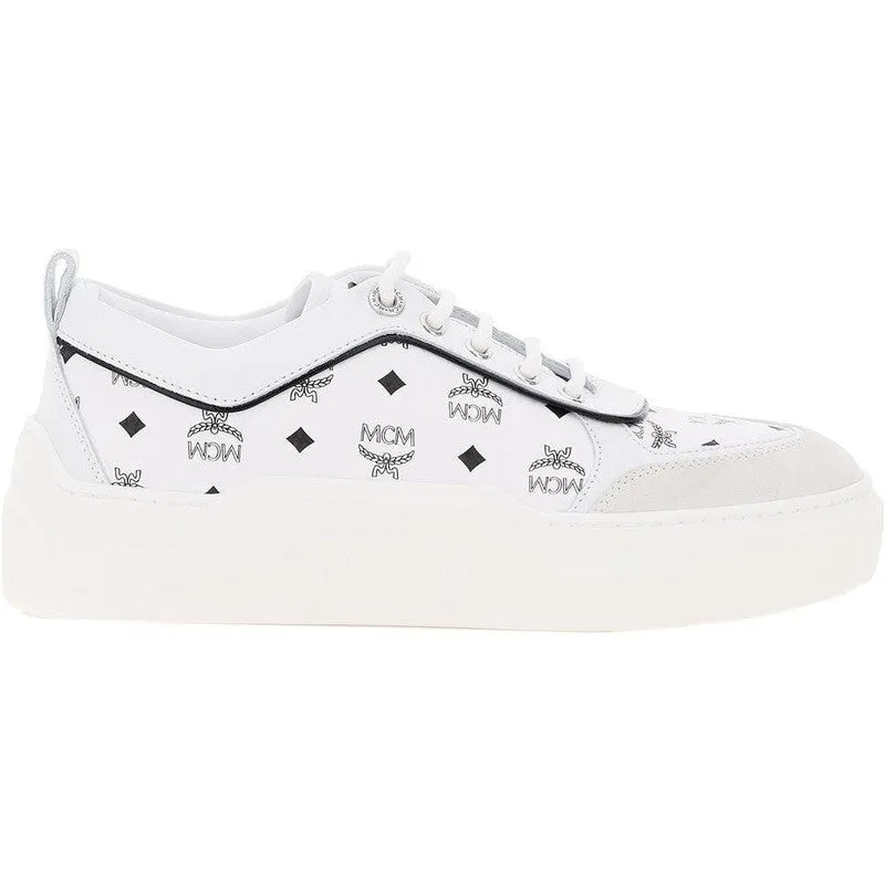 Women's MCM Skyward Monogram Platform Sneaker