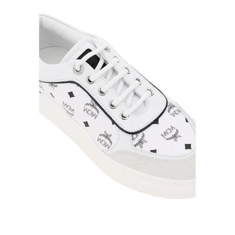 Women's MCM Skyward Monogram Platform Sneaker