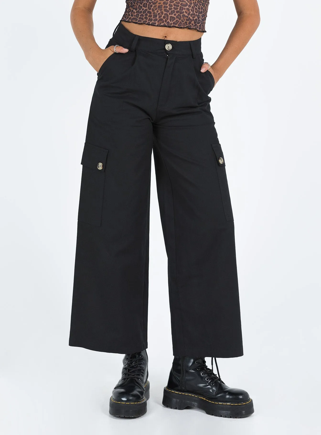 Worley Cargo Pants Black