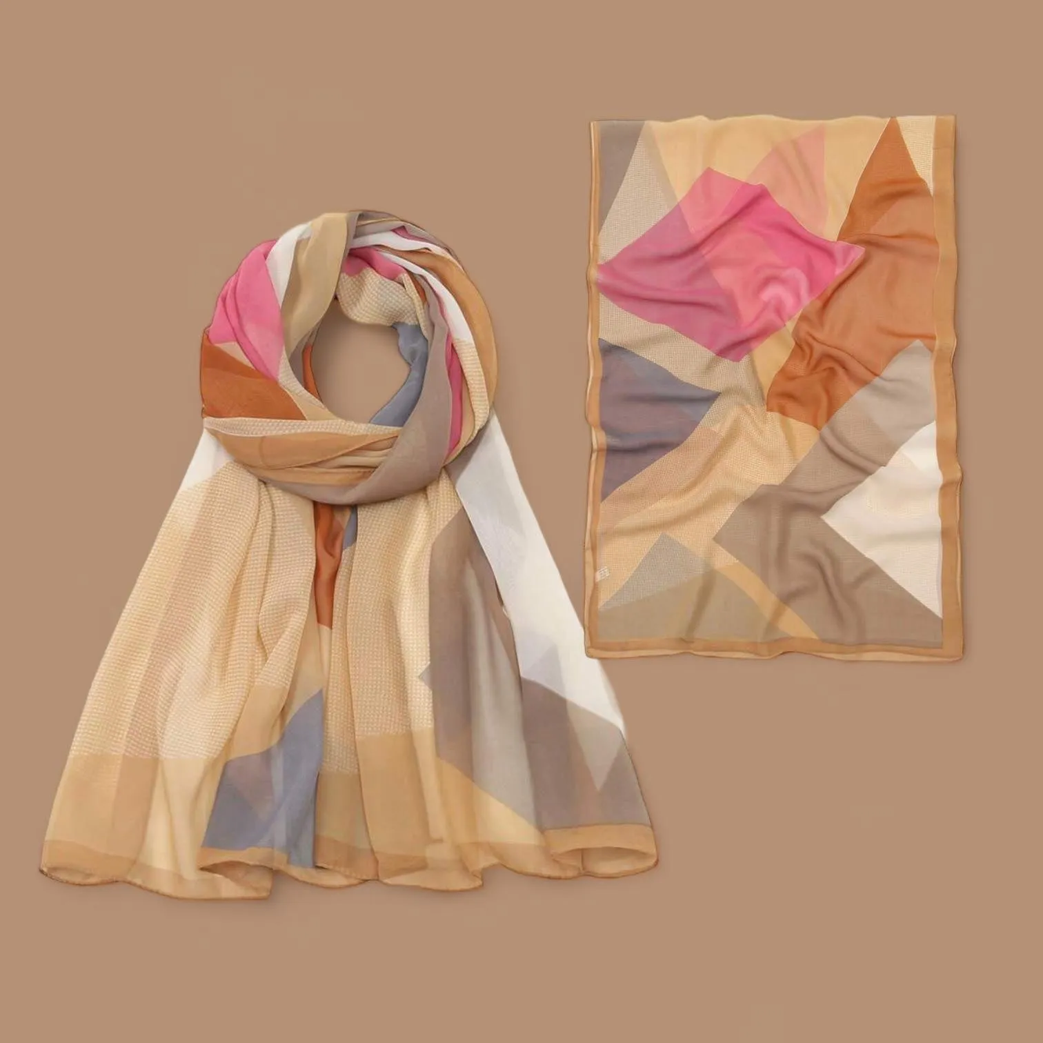 WRAP Printed Chiffon Soft Scarf Shawl