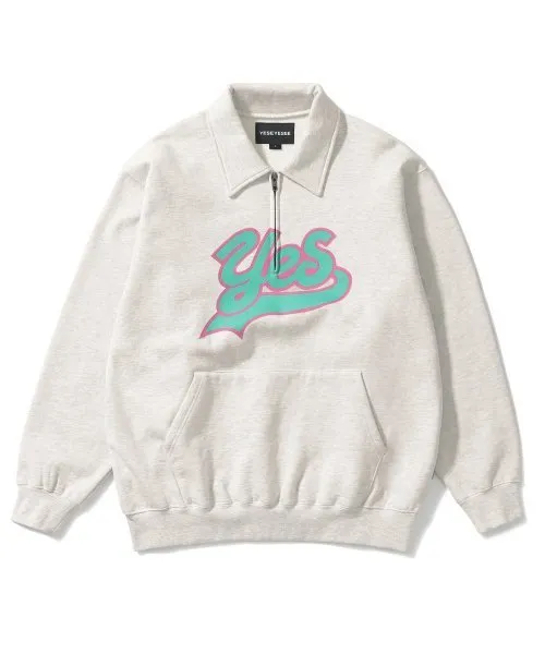 YESEYESEE  |Unisex Street Style Long Sleeves Logo Sweatshirts