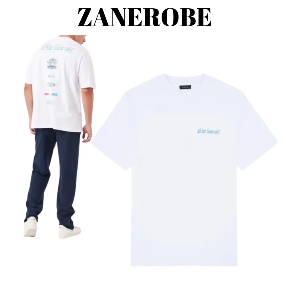 ZANEROBE  |Pullovers Street Style Plain Cotton Short Sleeves Logo